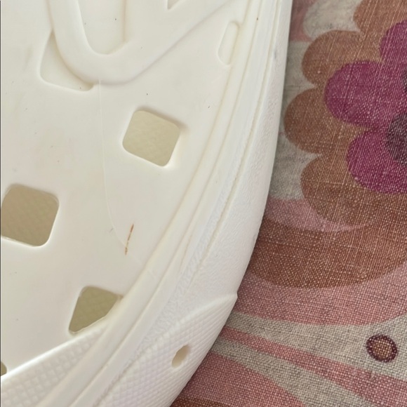 Vans White Slip-On Sneakers Perforated Design - Picture 4 of 10